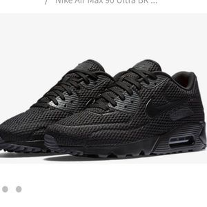 NIKE air max 90 ultra br triple black SNEAKERS